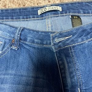 Women’s jeans. Patchwork.